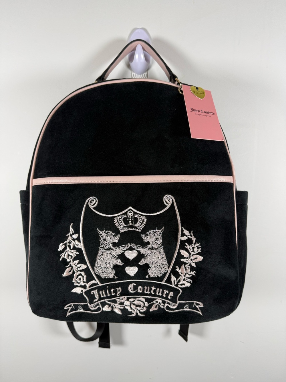 JUICY COUTURE | BNWT Velour Backpack AS IS